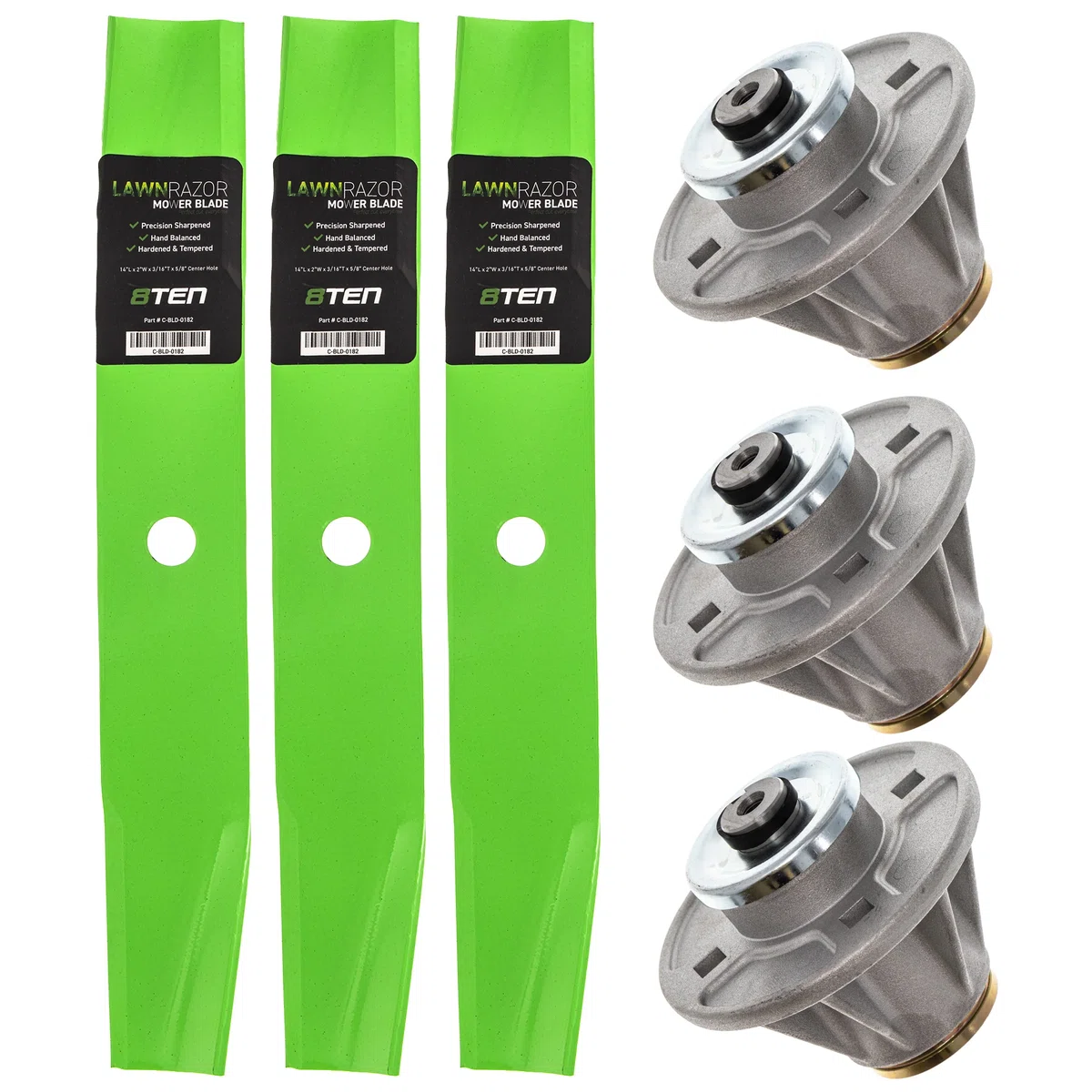Deck Spindle & Mower Blade Kit For Gravely Ariens Great Dane MK1002298