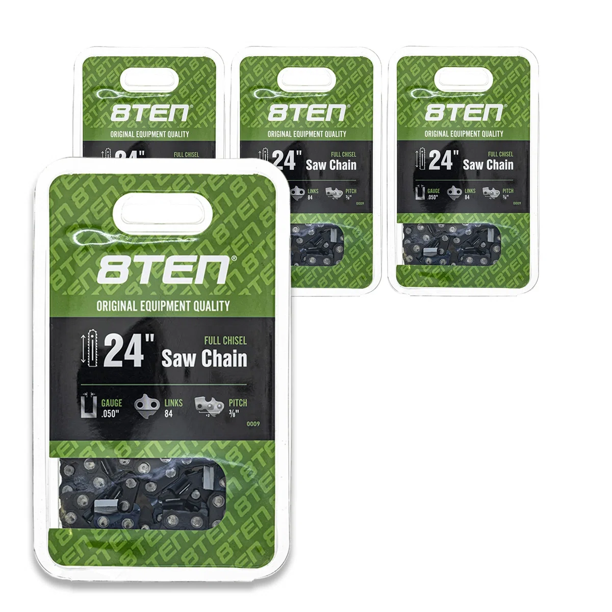 Chainsaw Chain 24 Inch .050 3/8 84DL For Husqvarna Stihl Jonsered 501842584 72LPX84CQ 591119484 | 4-PACK