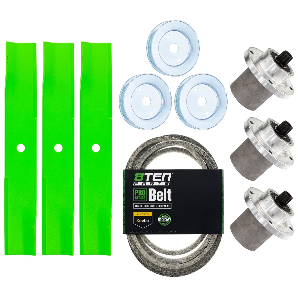 Blade Spindle Belt Kit for Hustler FasTrak SDX RD 48-Inch 601123 783506