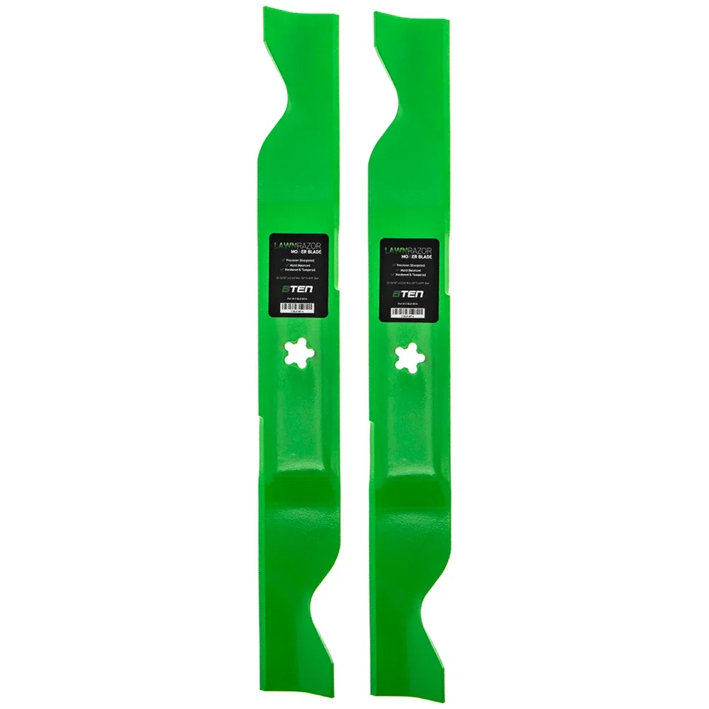 LawnRAZOR Notched High Lift Blade For Husqvarna Husqvarna Poulan Pro 532405380 405380 403107 | 2-PACK