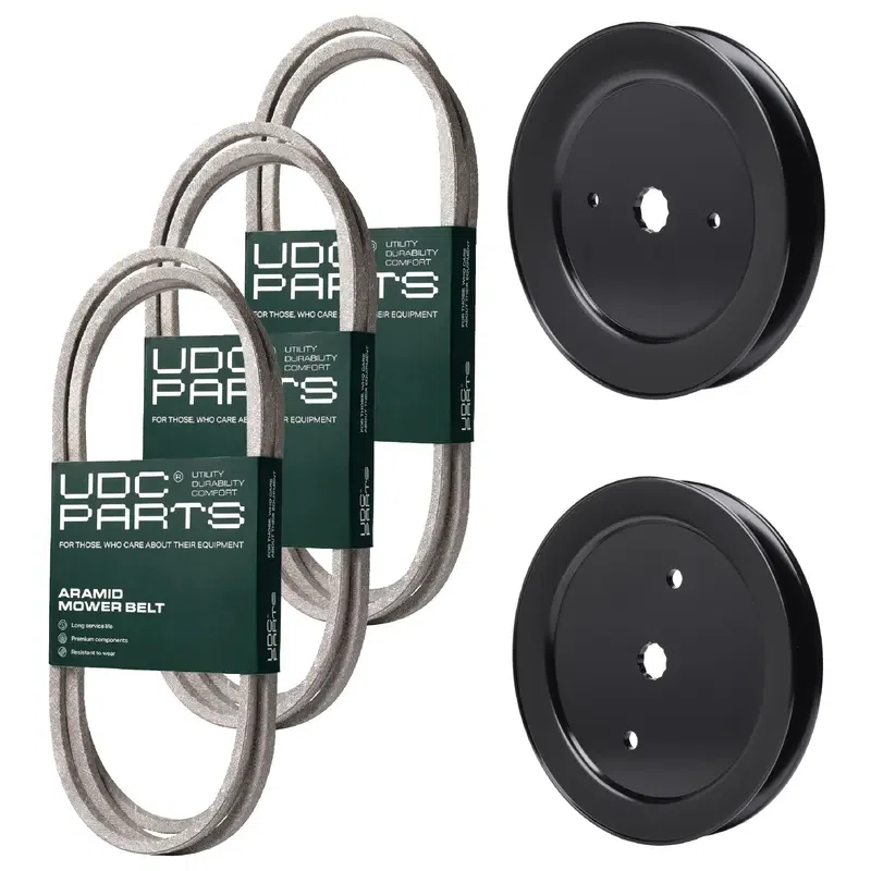 UDC Parts Mower Kit / Belt 138255 + Belt 144959 + Belt 194346 + Pulley 129861 + Pulley 195945 / Fits Ariens 42" Gear