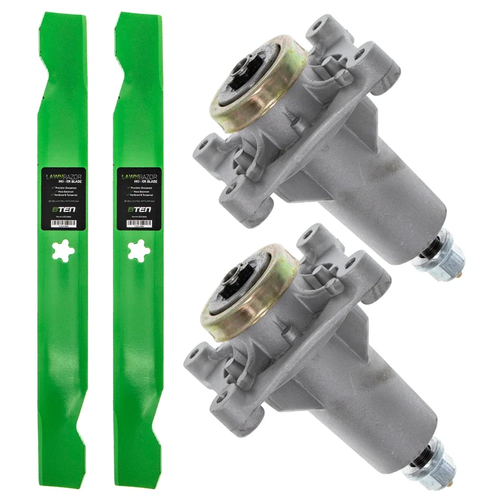 Mower Deck Blades & Spindles Kit For Poulan Pro Poulan Ariens MK1001740