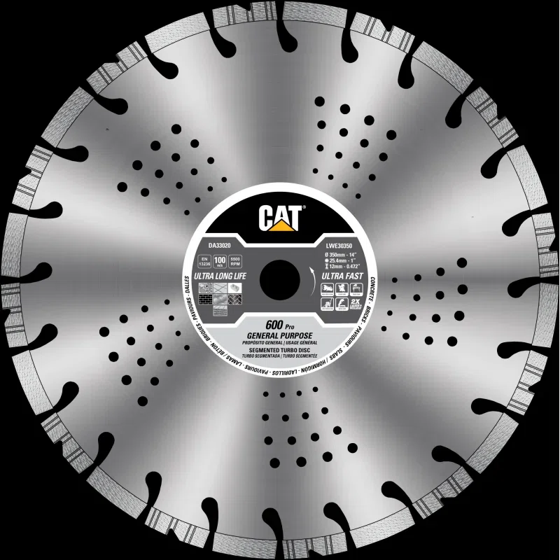 Cat 600 Pro Segmented Laser Welded General General Purpose Diamond Blade 14" - 350mm