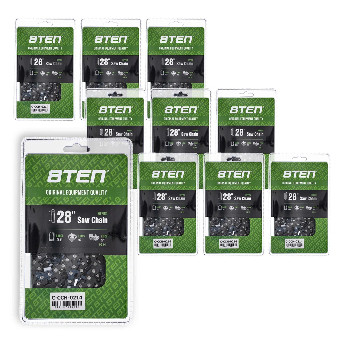 Chainsaw Chain 28 Inch .063 3/8 92DL For Stihl 72EXL092G 73EXL092G 72LPX092G H5092 36RS92 | 10-PACK