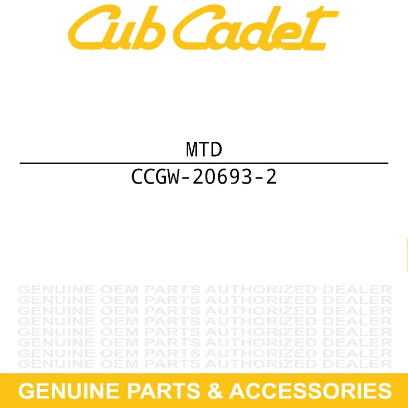 MTD GW-20693-2 Front Cover Gasket