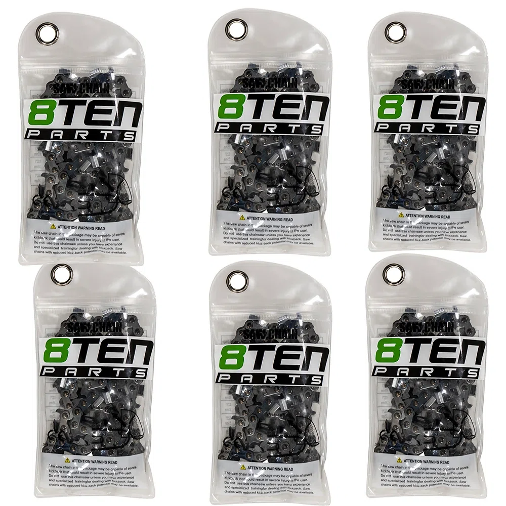 Chainsaw Chain 16 Inch .050 3/8 56DL For Husqvarna 576936556 501847056 585422156 608100179 608100128 | 6-PACK