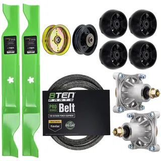 Blade Spindle Belt Idler Deck Wheel Kit For Husqvarna Poulan Pro Jonsered MK1013523