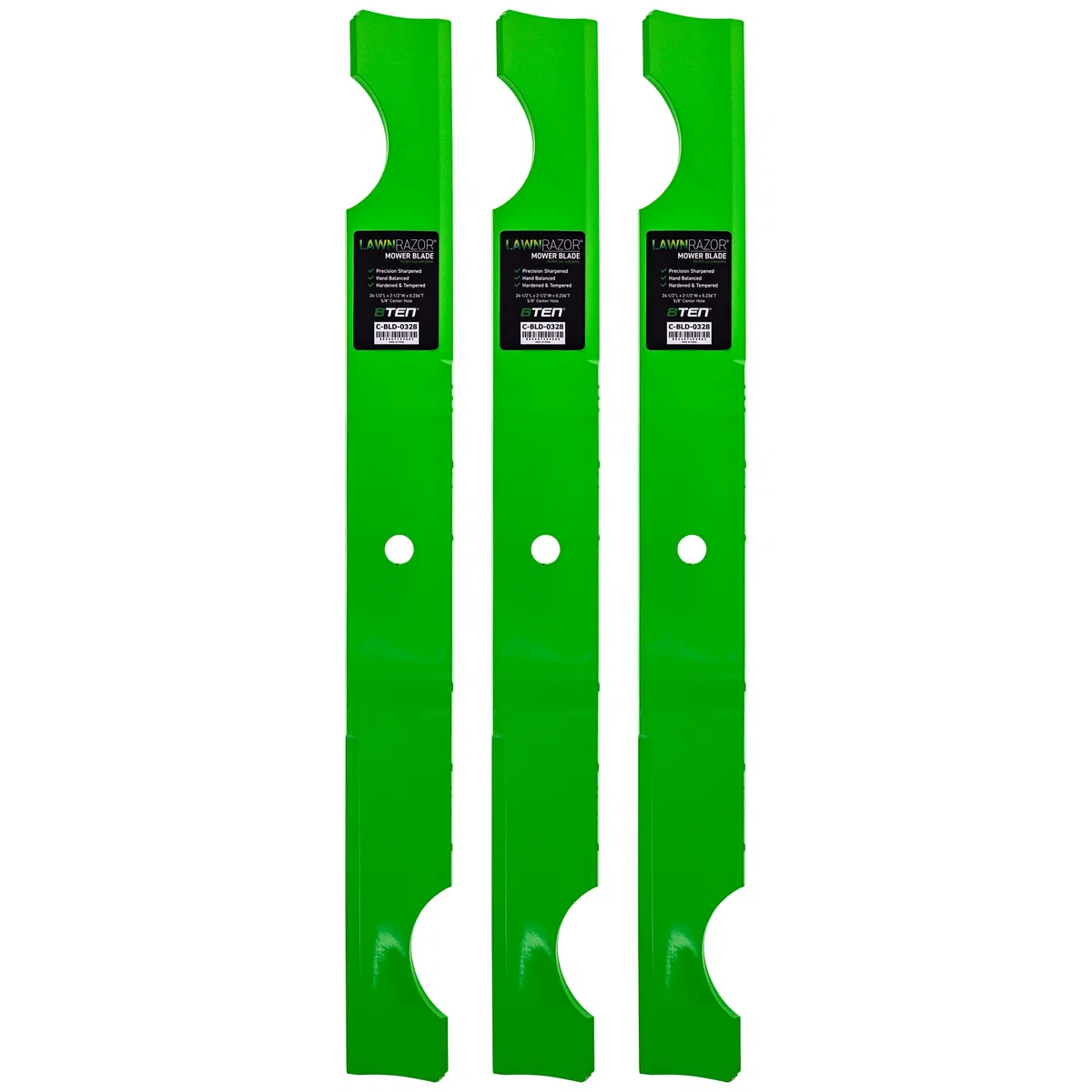 LawnRAZOR Notched High Lift Blade For Gravely 04774600 | 3-PACK