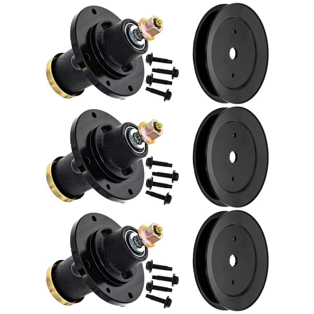 Deck Spindle Kit For Husqvarna 810-KSP4372N | 3-PACK