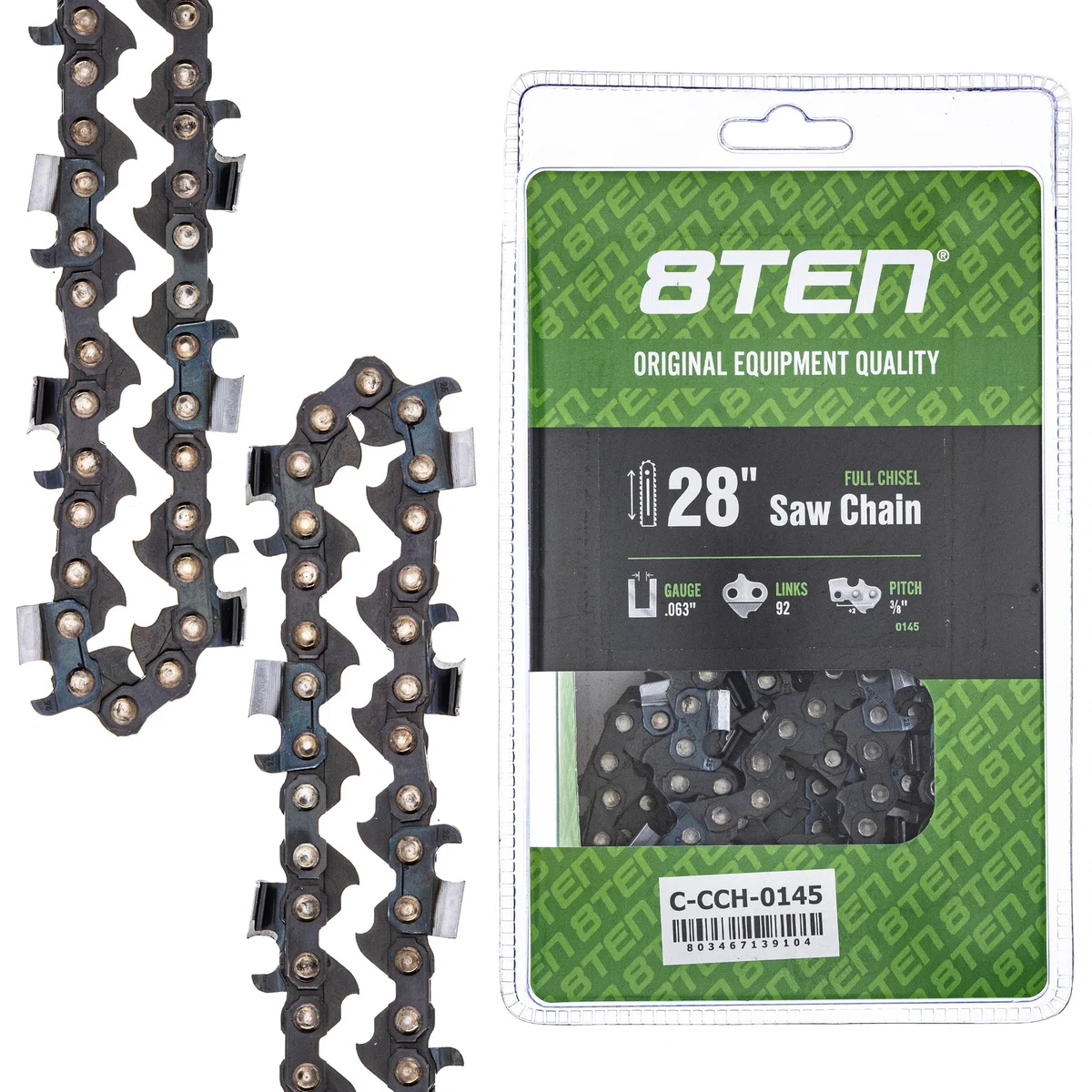 Chainsaw Chain 28 Inch .063 3/8 92DL For Stihl 72EXL092G 73EXL092G 72LPX092G H5092 36RS92
