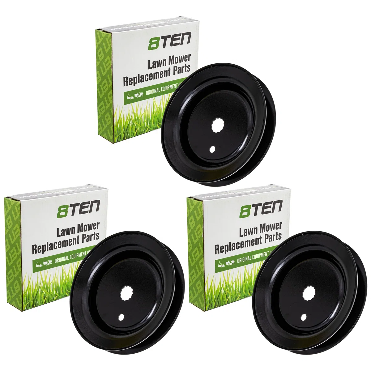 Mower Deck Pulley Set For Columbia Yard-Machines White Outdoor 756-1188 | 3-PACK