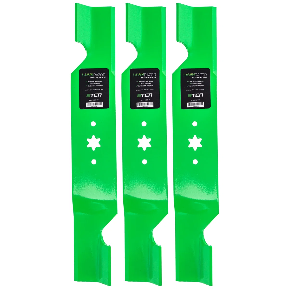 LawnRAZOR Ultra High Lift Blade For Cub Cadet Columbia Troy-Bilt 742-0677 942-0677 942-0677A | 3-PACK