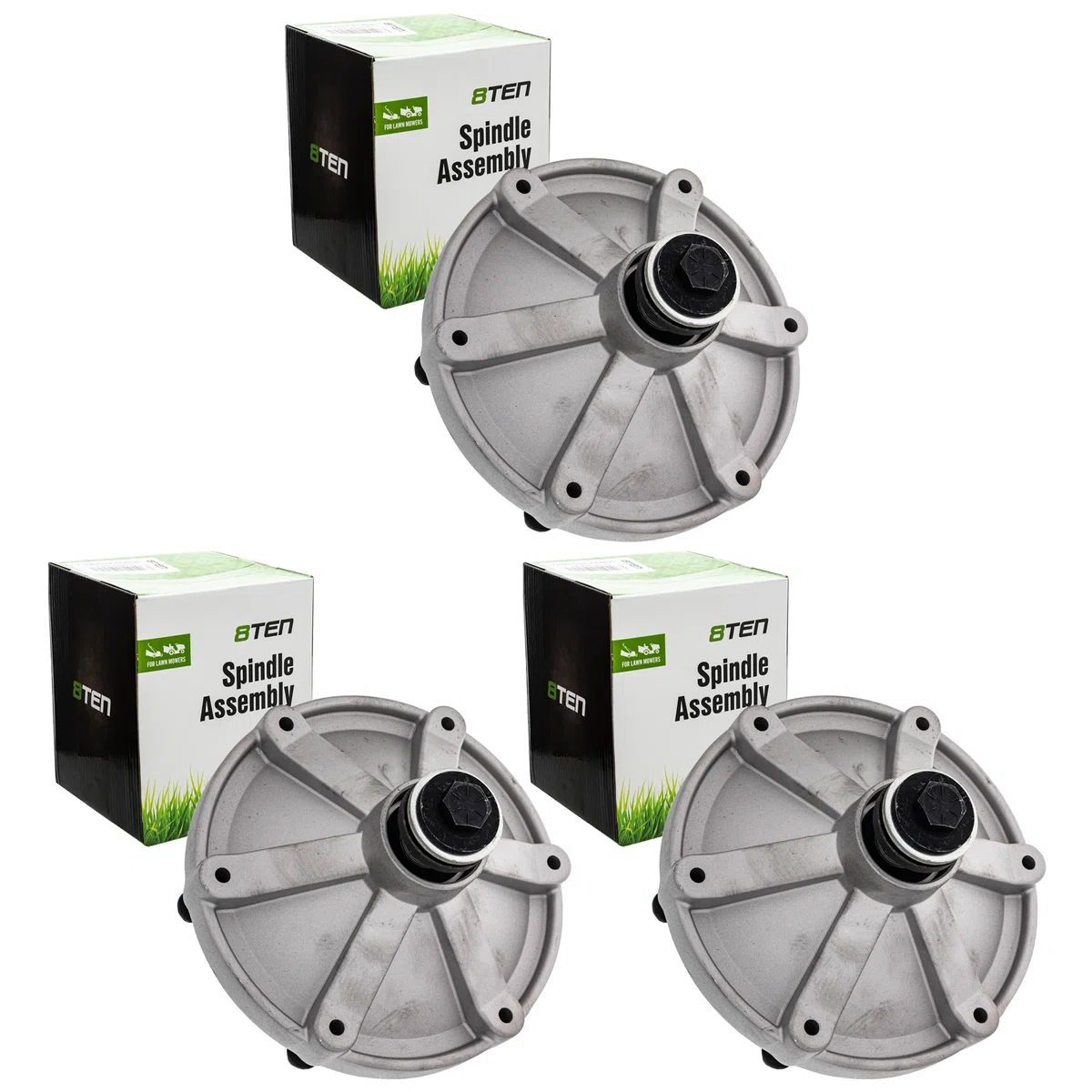 Mower Deck Spindle Set For Exmark Toro 116-5712 109-8744 116-3497 121-5681 109-6394 | 3-PACK