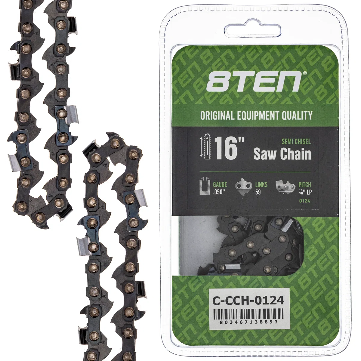 Chainsaw Chain 16 Inch .050 3/8 LP 59DL For Homelite 91VXL059G H3759 63PM359E 36360050059