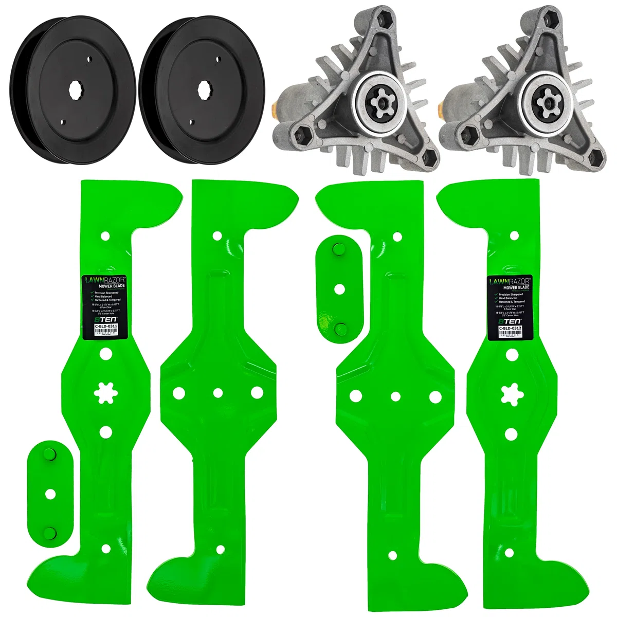 Blade Spindle Pulley Deck Kit For Jonsered Husqvarna MK1009703
