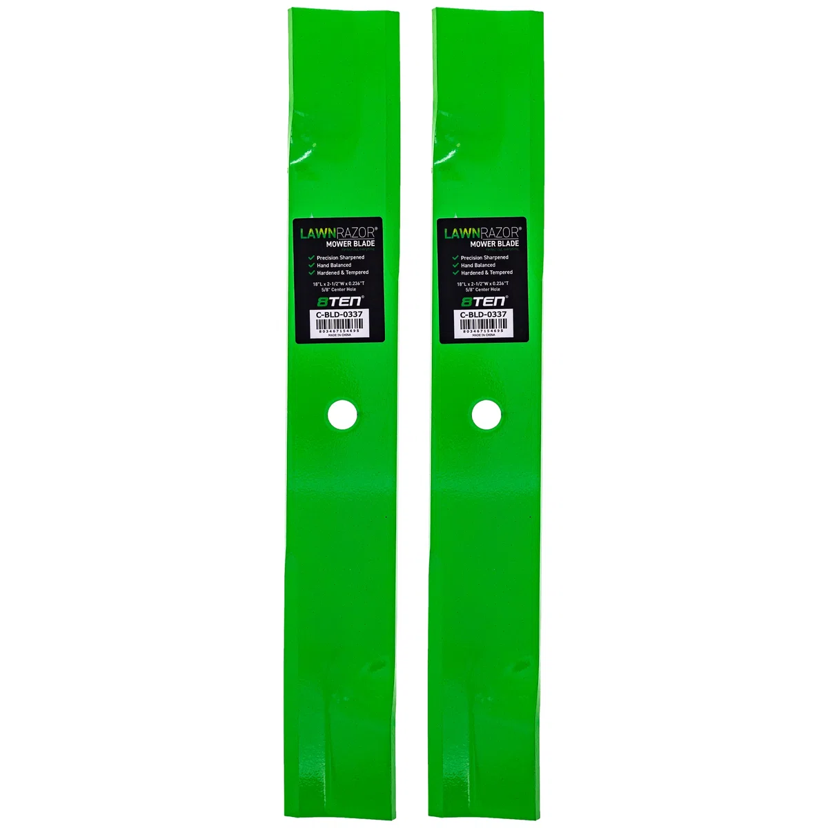 LawnRAZOR Low Lift Blade For Exmark Toro 103-2508 103-6580 1-633485 103-6580-S 105-7795-03 E633485 | 2-PACK