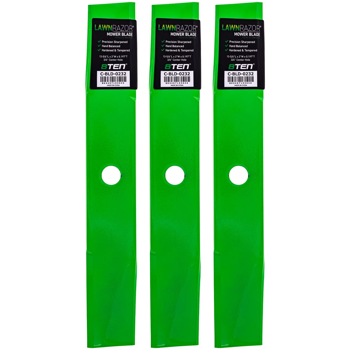 LawnRAZOR Medium Lift Blade For Wheel Horse 106636 106077 117192 | 3-PACK