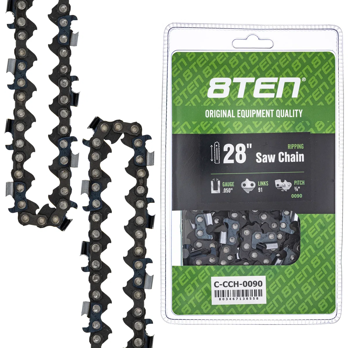 Chainsaw Chain 28 Inch .050 3/8 91DL For Stihl 72EXJ091G 72EXL091G 33RS91E H4791