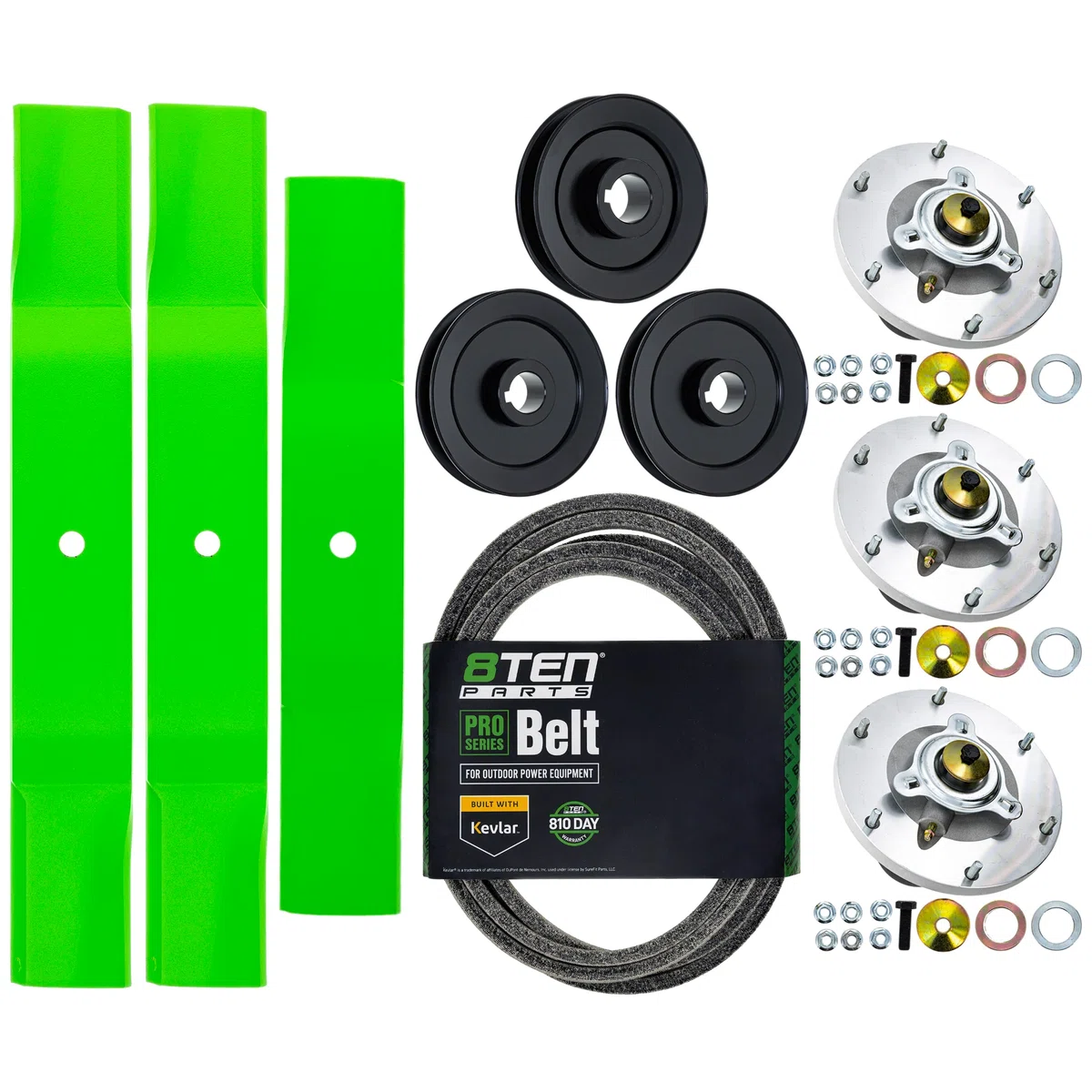 Blade Spindle Belt Kit for Grasshopper 125v 48-Inch 320239 320234 415902