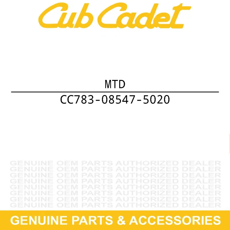 MTD 783-08547-5020 COVER-DECK BELT 46