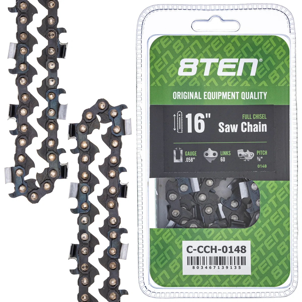 Chainsaw Chain 16 Inch .058 3/8 60DL For Pioneer Makita 73LPX060G 501842860 581626960 73EXL060G P60