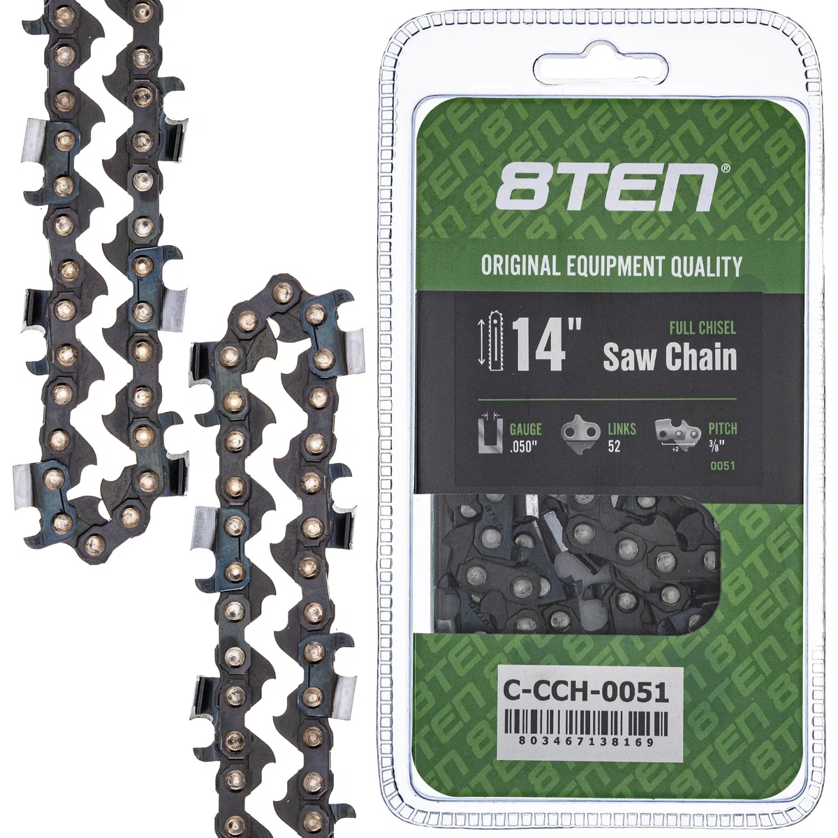 Chainsaw Chain 14 Inch .050 3/8 52DL For Homelite Echo Makita 576936552 501847052 91PX52CQ 585422152