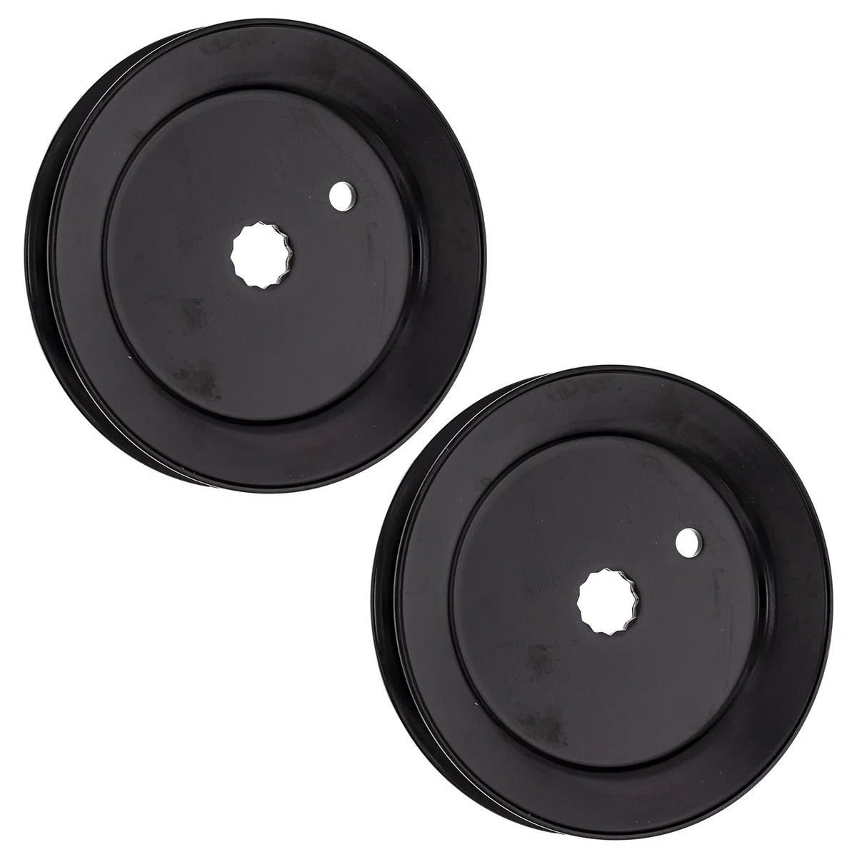 Deck Spindle Pulley Set For Yard-Machines White Outdoor Huskee 112-0358 756-1187 | 2-PACK