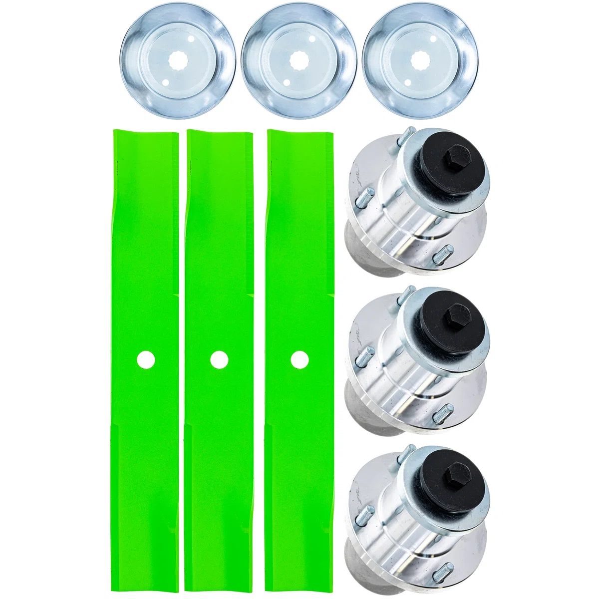 Blade Spindle Kit for Hustler FasTrak Raptor SDX XDX 54-Inch 601124 607208