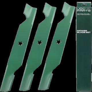 UDC Parts 532187256 Lawn Mower Blades for Husqvarna 54 Inch Z254 YTH2454 LGT2554 LGT2654 RZ5424 YTH24V54 YTH24K54 187256 187254 532187254 Craftsman Poulan / 3 Pack High Lift