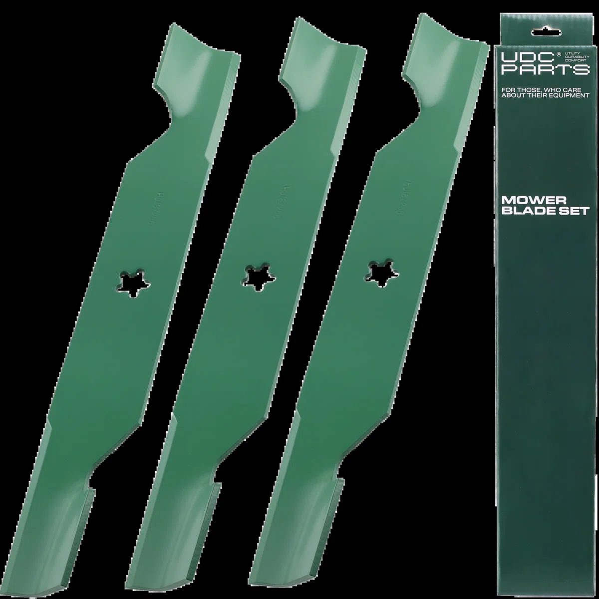 UDC Parts 532187256 Lawn Mower Blades for Husqvarna 54 Inch Z254 YTH2454 LGT2554 LGT2654 RZ5424 YTH24V54 YTH24K54 187256 187254 532187254 Craftsman Poulan / 3 Pack High Lift