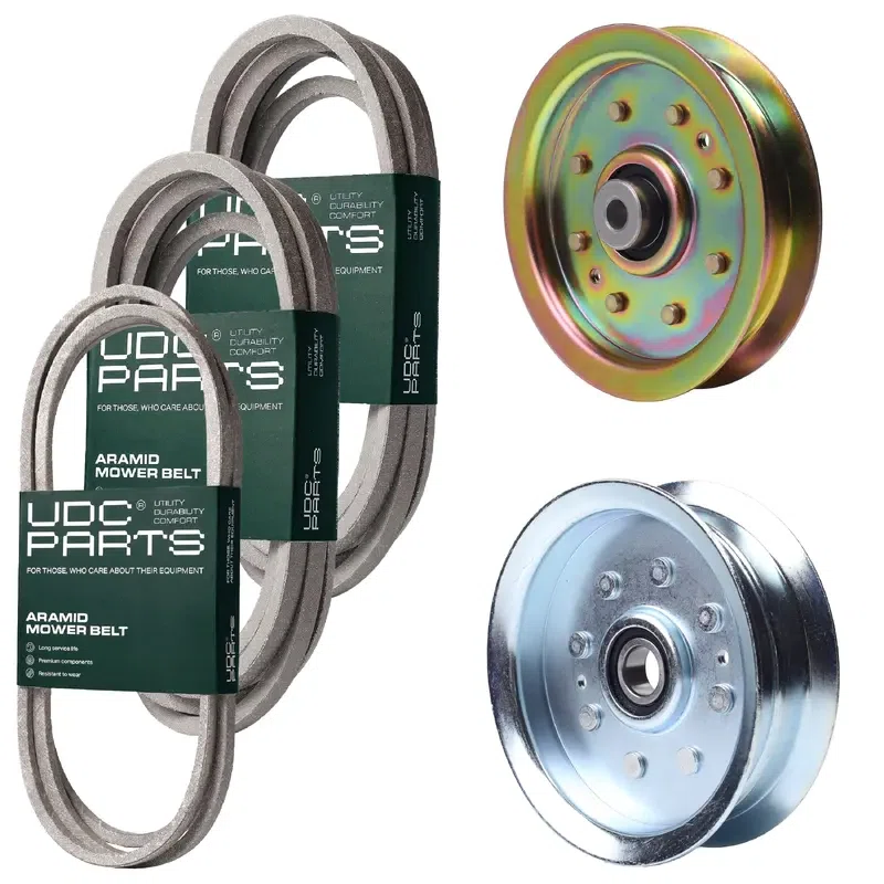 UDC Parts Mower Kit / Belt 754-04033 + Belt 754-04118 + Belt 754-0467 + Pulley 956-04129 + Pulley GY20629 / Fits Yard-Man LT-46