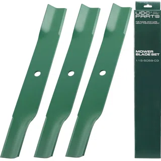 115-5059-03 Mower Blades Replacement for Toro TimeCutter 50 Inch SS5000 75750 MX5000 75755 MX5060 MX5050 75759 SWX5050 74731 Exmark Quest 142-6453-S 110-6837-03 112-9759-03 Zero Turn/3 Pack