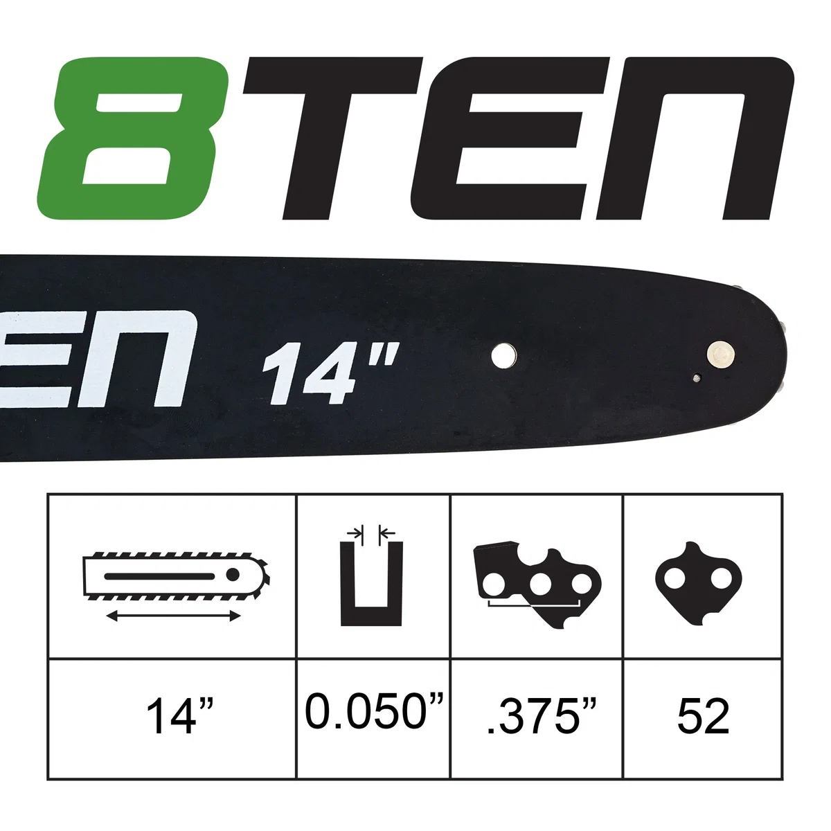 Chainsaw Bar & Chain Set 14 Inch For Husqvarna MK1010358
