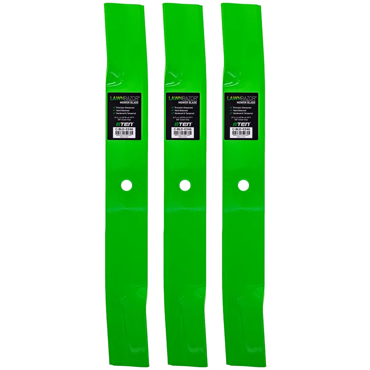 LawnRAZOR High Lift Blade For Ferris 5104045S 5104045 | 3-PACK
