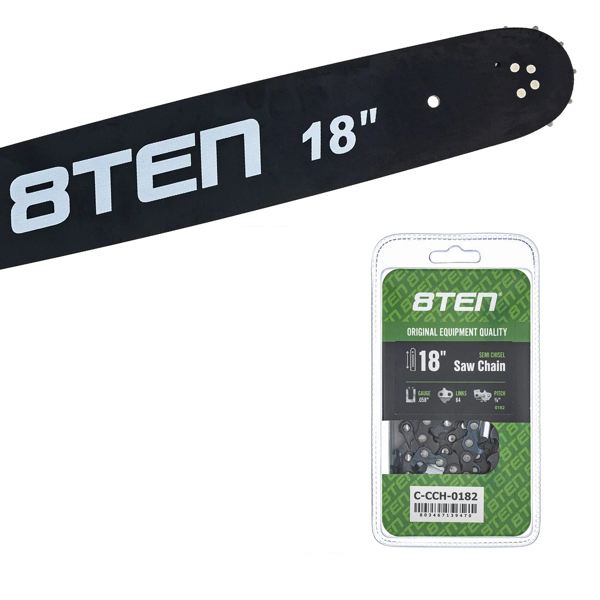 Chainsaw Bar & Chain Set 18 Inch For Makita MK1010335