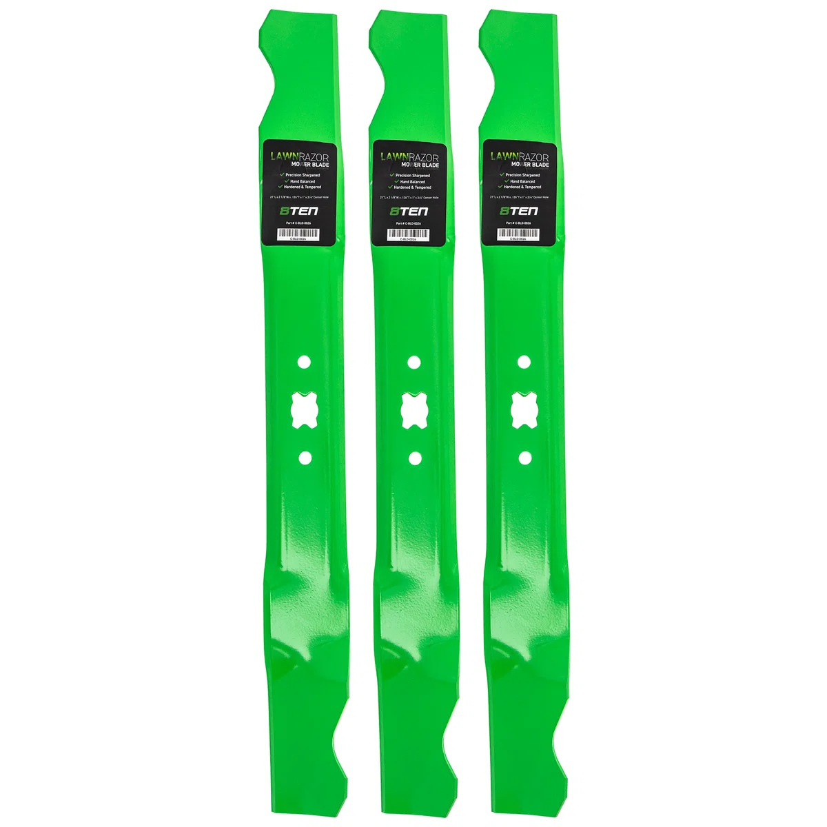 LawnRAZOR Mulching Blade For Craftsman Cub Cadet MTD 742-0741 942-0741A 942-0741 490-100-M084 | 3-PACK