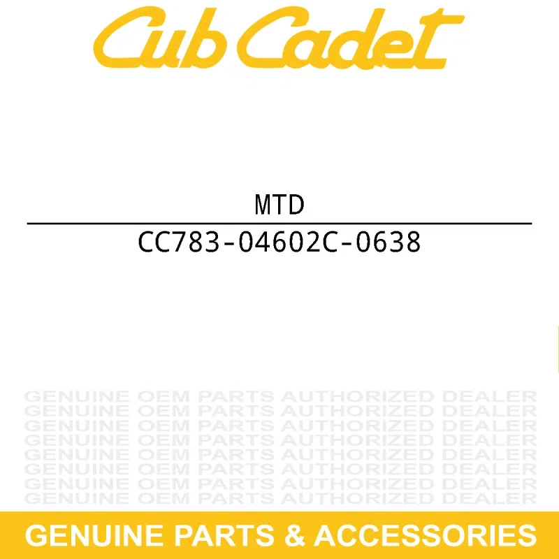 MTD 783-04602C-0638 COVER-BELT 5.66 DI
