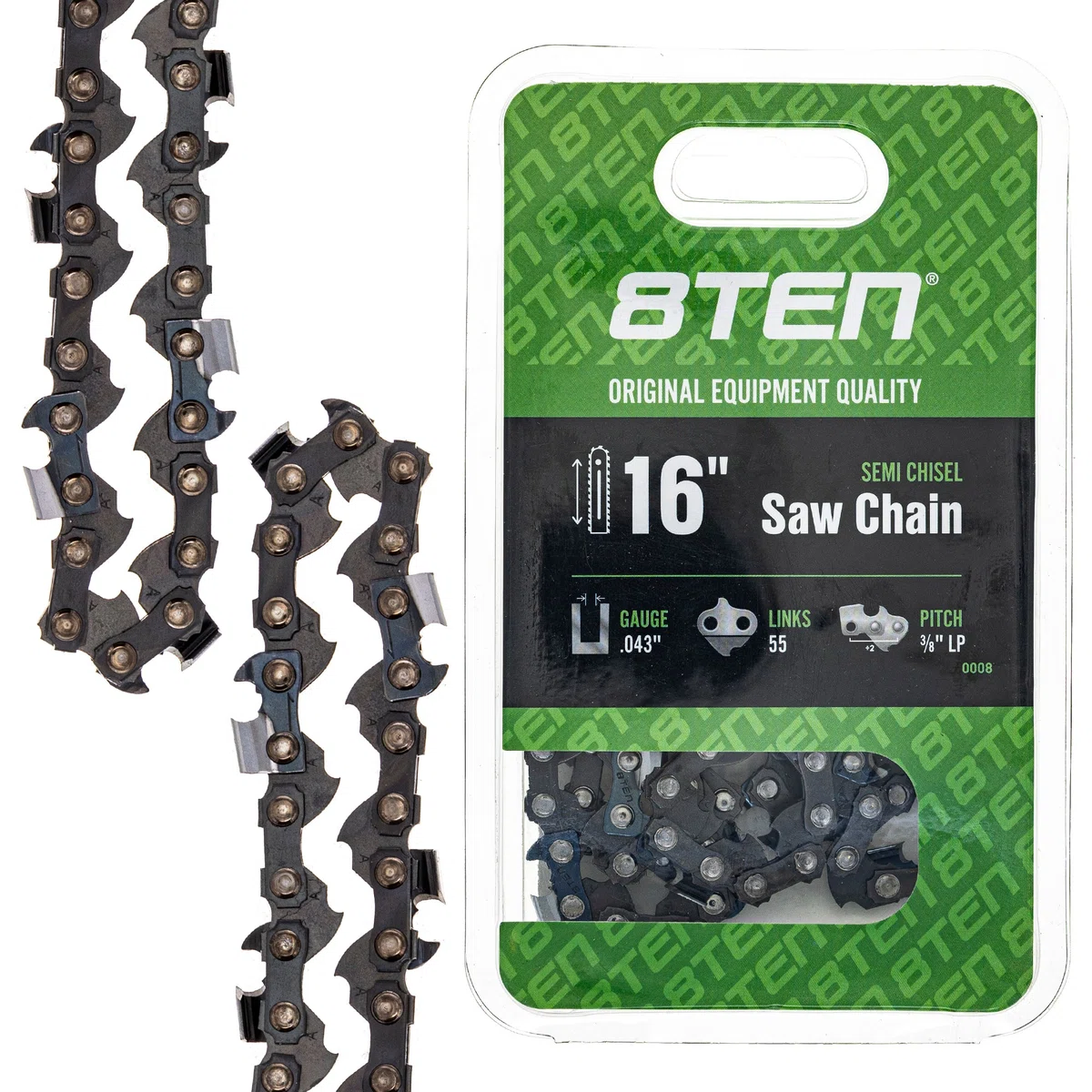 Chainsaw Chain 16 Inch .043 3/8 55DL For Stihl Homelite 36100050055 61PMM355E H3855