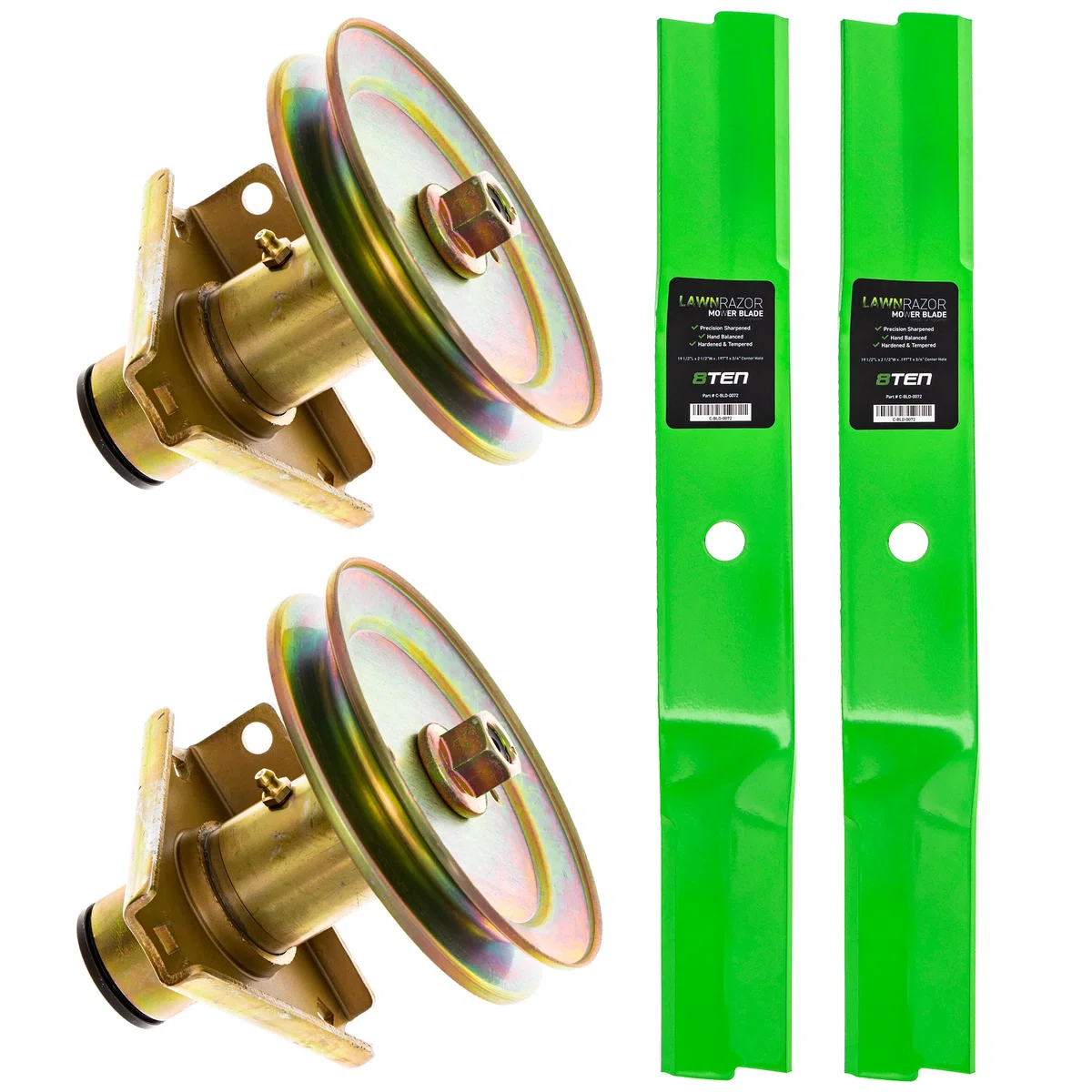 Deck Spindle & Mower Blade Kit For John Deere MK1002185
