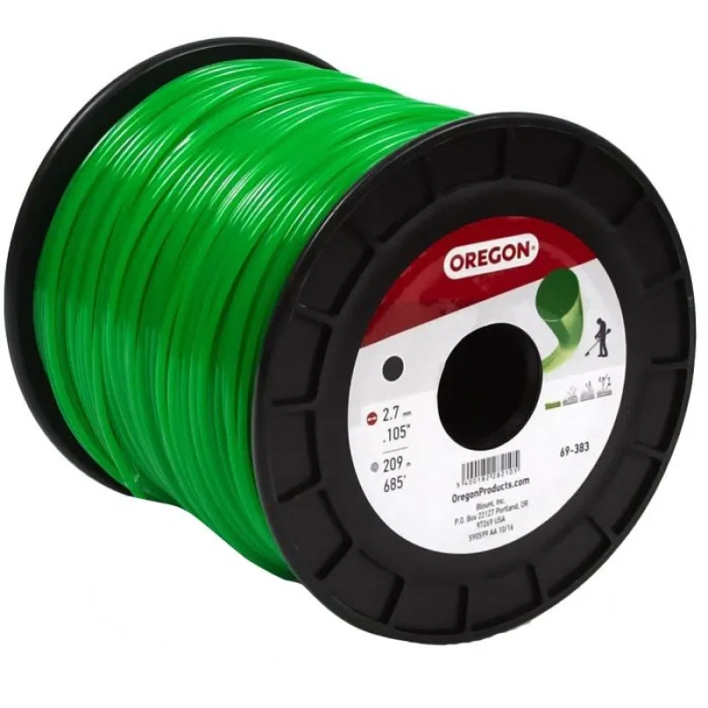 Oregon 69-383 Trimmer Line Green Round 2.7mm 3lb Spool