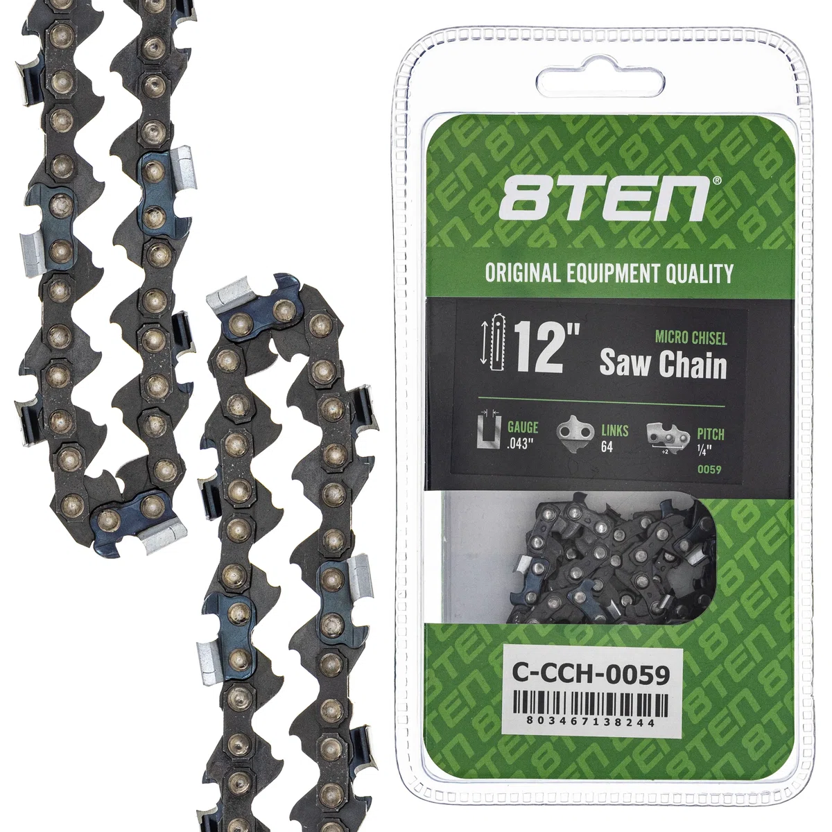 Chainsaw Chain 12 Inch .043 1/4 64DL For Stihl 36700050064 71PM364