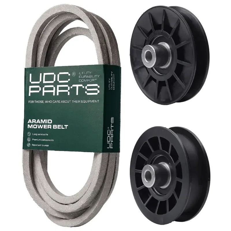 UDC Parts Mower Kit / Belt 197242 + Pulley 532194326 + Pulley 532194327 / Fits Poulan Pro PB20VA48 PB22H48YT PB23H48LGT PB23H48YT PB24H48YT PBGT22H48 PP20VH48 PP22V48 PP22VA48 PPLGT2248 XT22H48YT