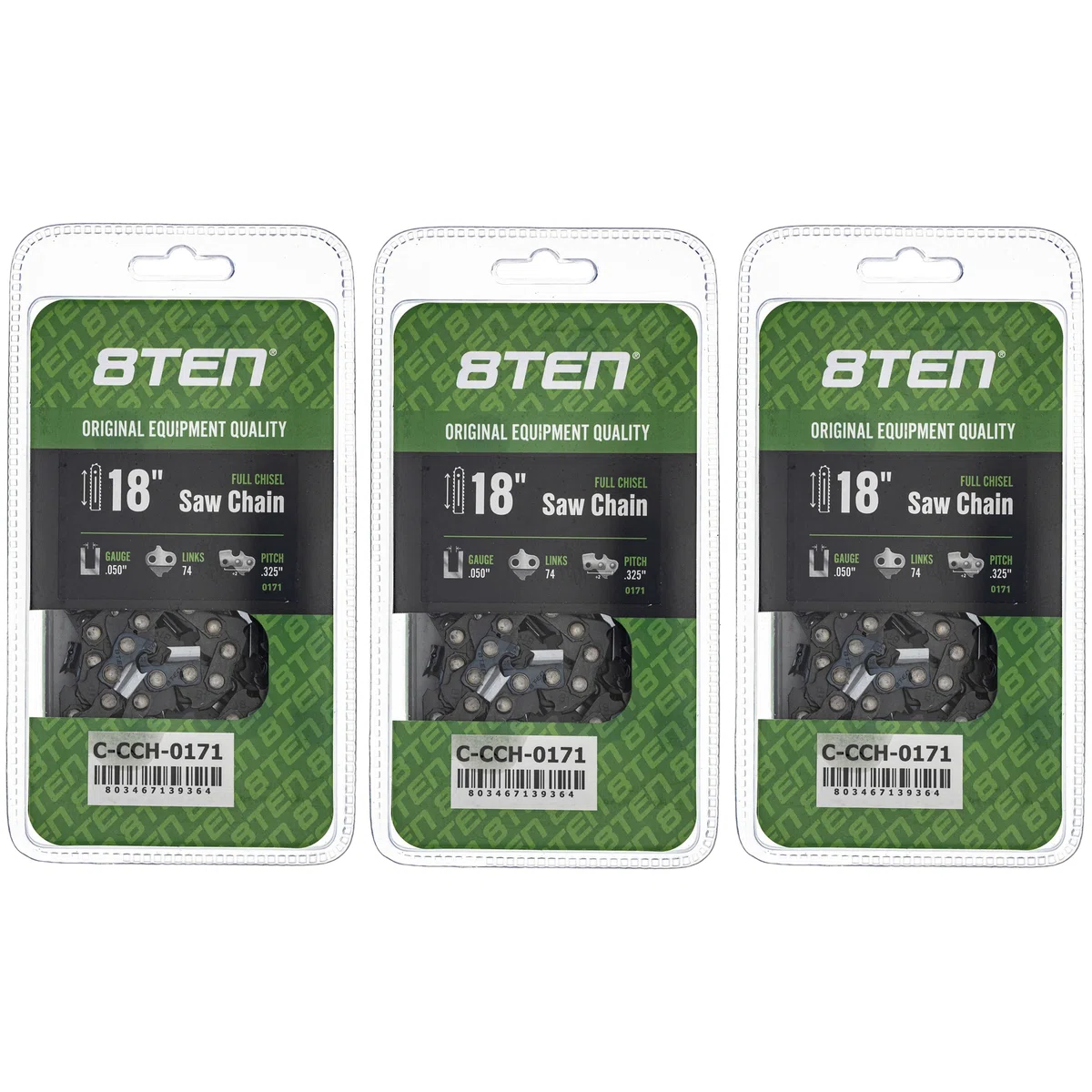 Chainsaw Chain 18 Inch .050 .325 74DL For Stihl Solo Homelite 20LPX074G 23RS74E 20LGX074G 591095774 | 3-PACK