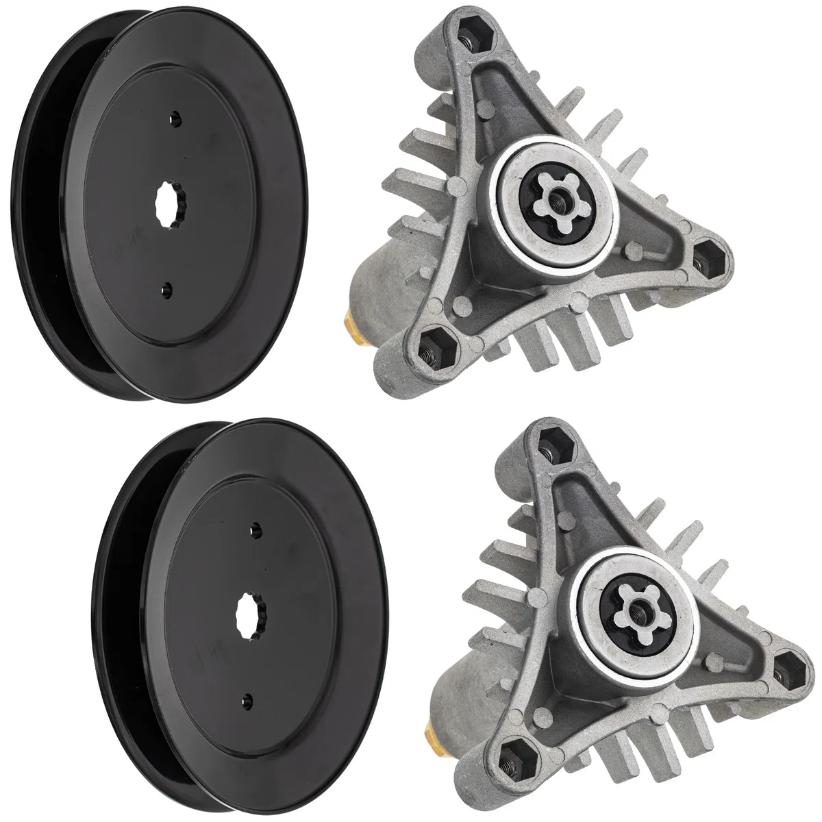 Deck Spindle & Pulley Kit For AYP Wizard Poulan Pro MK1000363