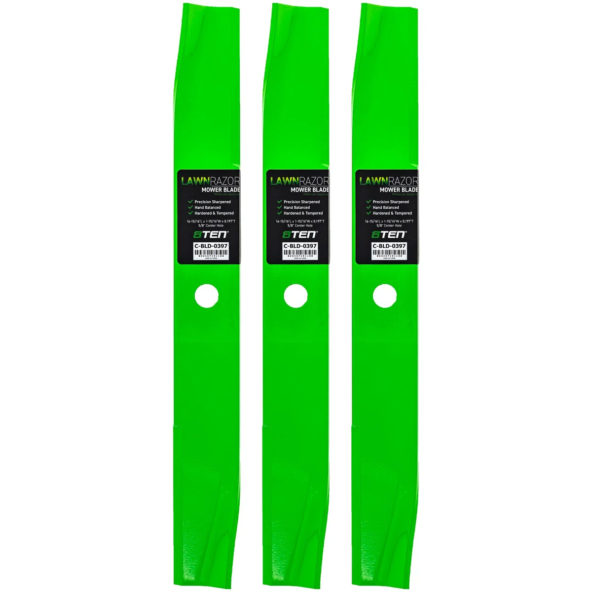LawnRAZOR High Lift Blade For Murray 042124 08816600 038883 091871E701 97-119 97-024 742-025019-4046 | 3-PACK