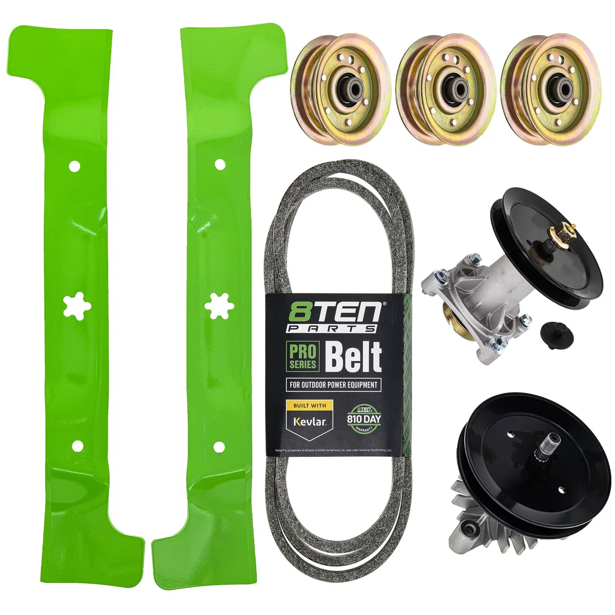 Blade Spindle Belt Idler Deck Kit For Husqvarna Jonsered Lazer MK1009837