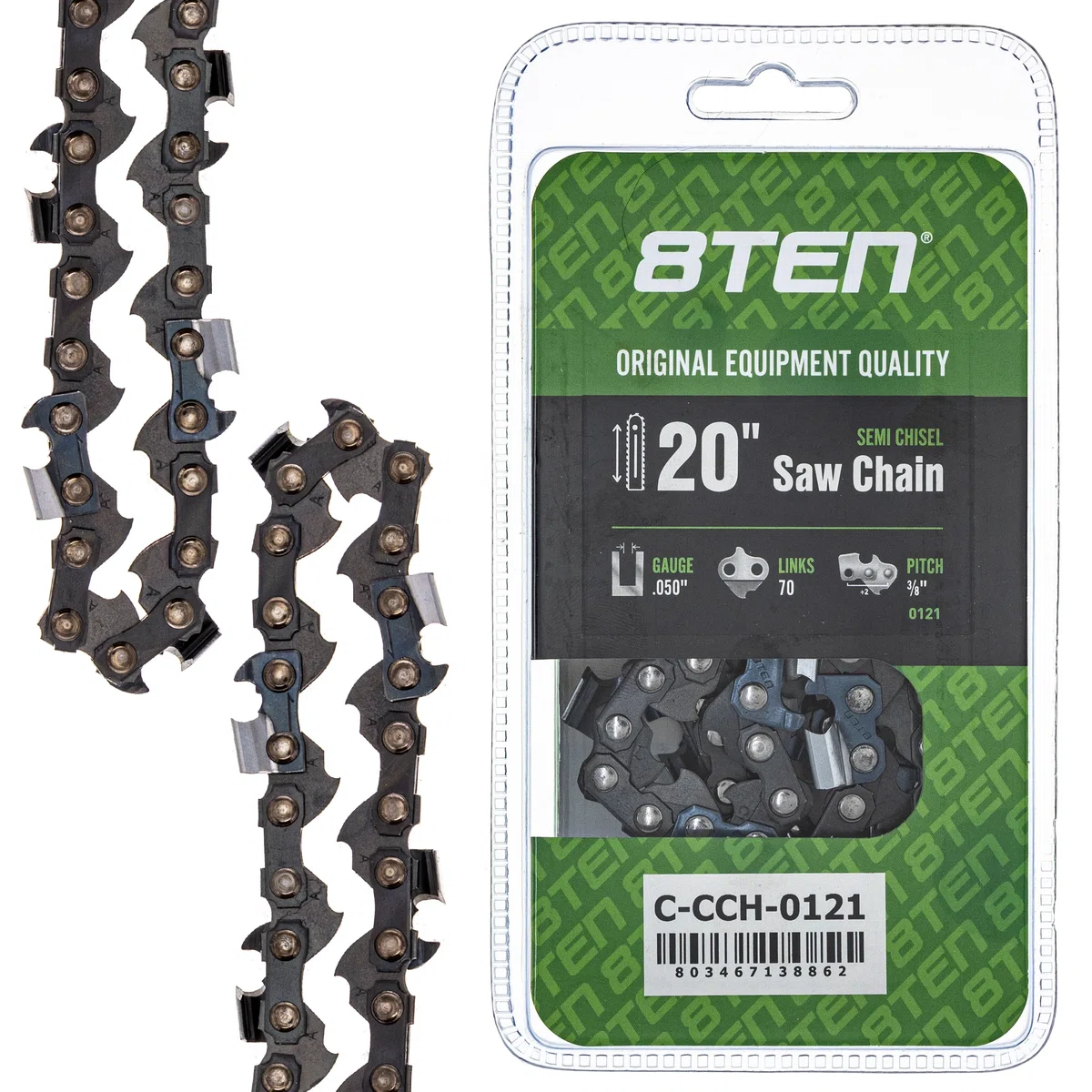 Chainsaw Chain 20 Inch .050 3/8 70DL For Makita Lombard Echo 72LPX070G 72LGX070G 72LPX70CQ 72EXL070G