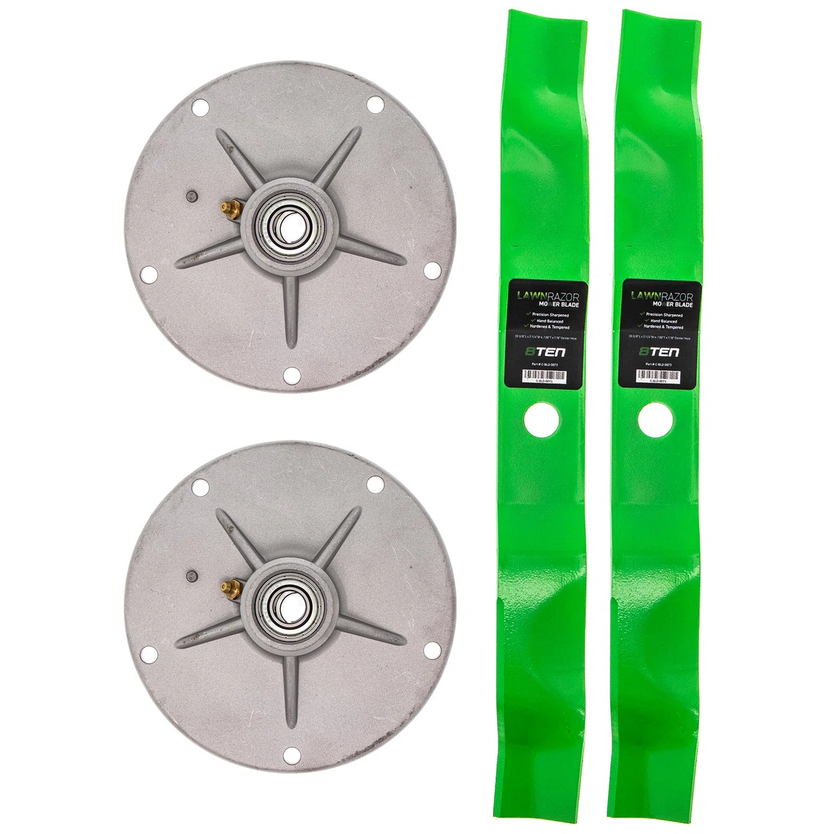 Deck Spindles & Mulching Blades Kit For Murray MK1002186
