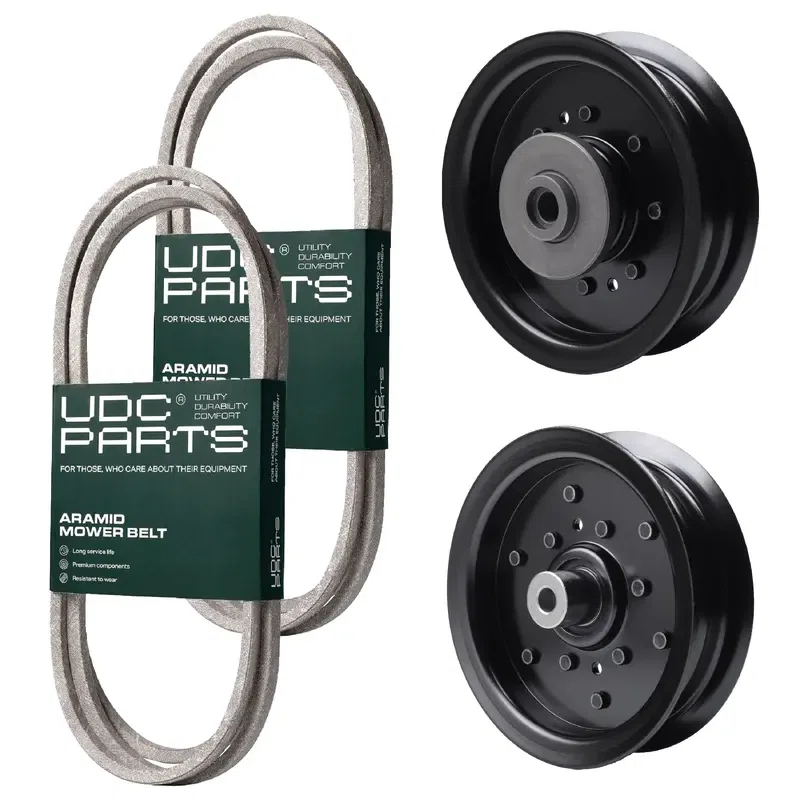 UDC Parts Mower Kit / Belt 130969 + Belt 405143 + Pulley 532196104 + Pulley 532196106 / Fits Husqvarna YTH220 Twin
