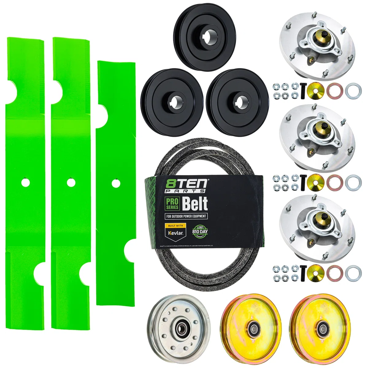 Deck Rebuild Kit for Grasshopper 125v 48-inch 320239 320234 623781 382108